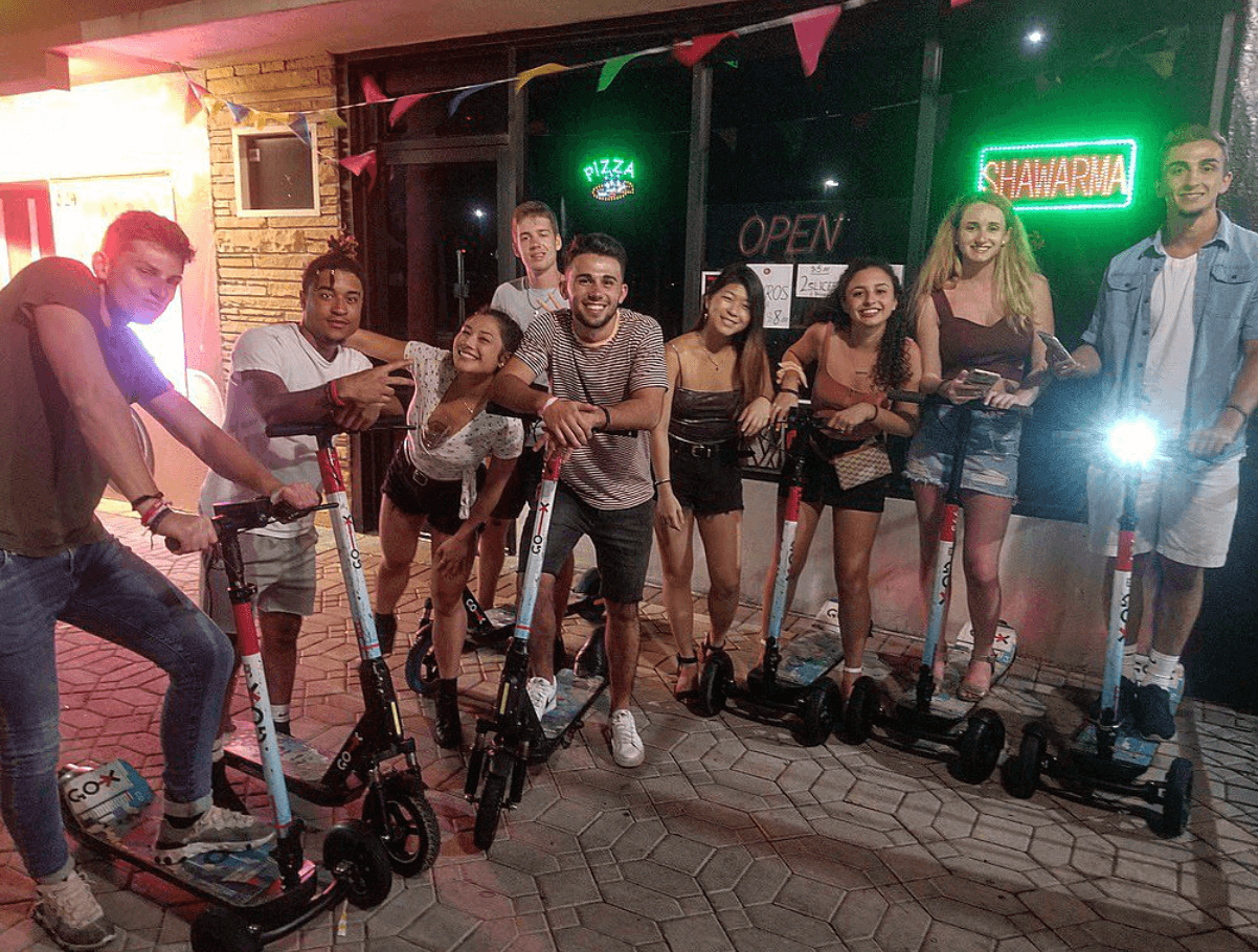 Rent electric scooter in New Orleans